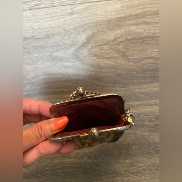 Authentic Christian Dior Vintage Coin Case/ Trotter Pen Case Rare Brown & Tan - Picture 10 of 14